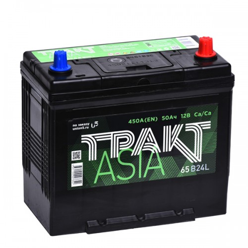 Автомобильный аккумулятор ТРАКТ Asia 50Ач Казахстан