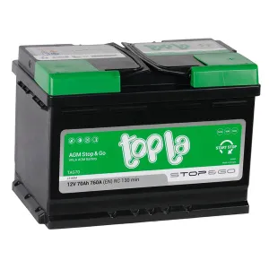 Topla AGM Stop&GO  70Ач  Словения